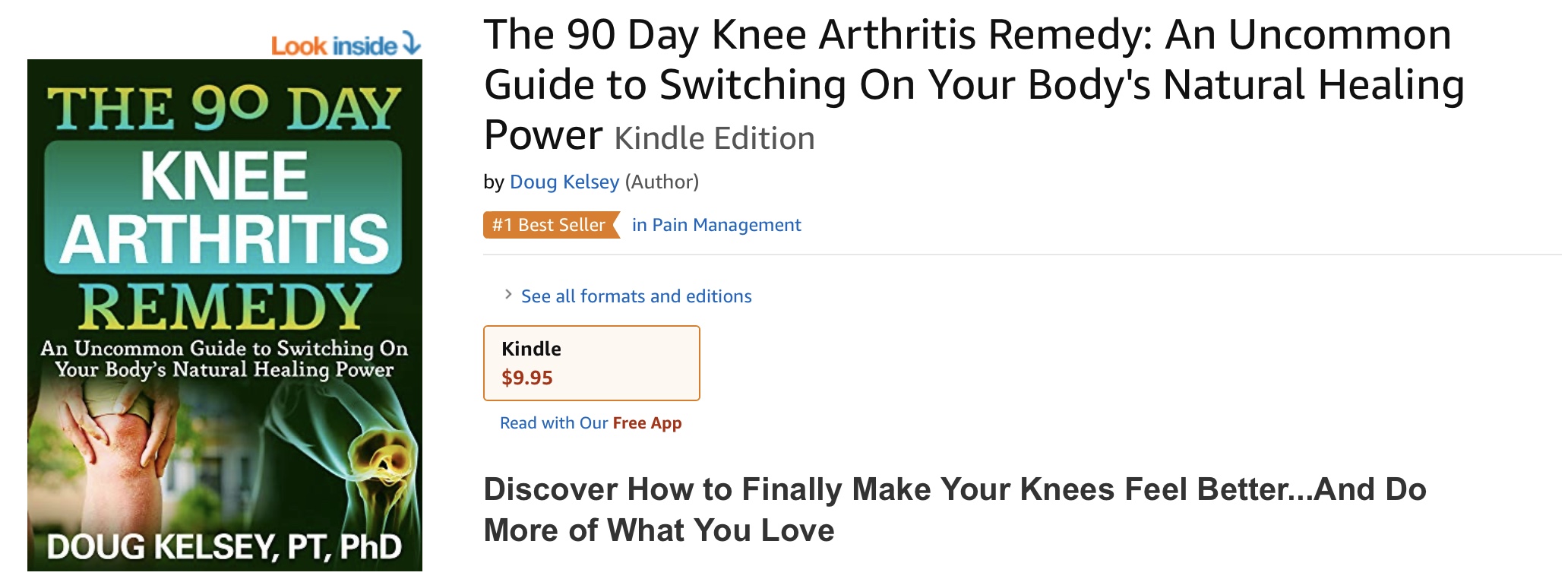 90 Day Knee Arthritis Remedy